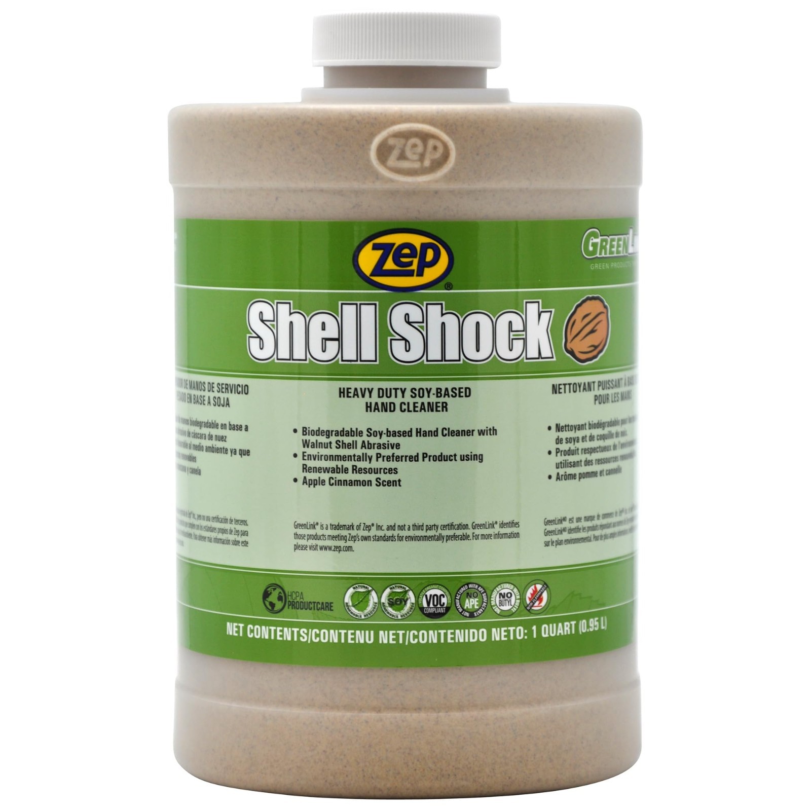 Industrial Hand Cleaner 32 Oz – Biodegradable Soy & Walnut Formula, Exceptional
