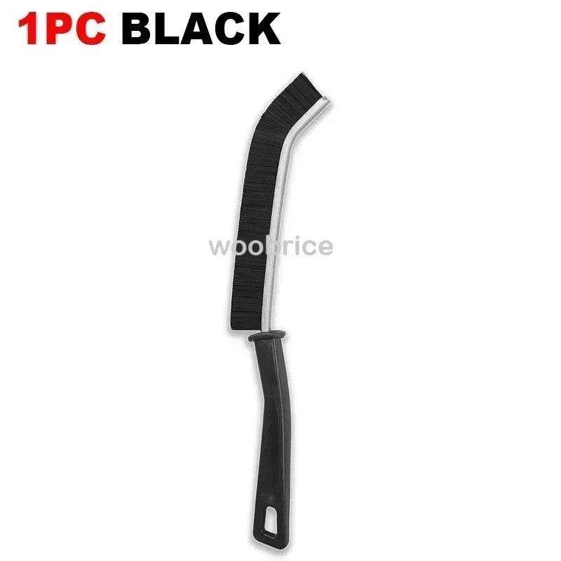 Long Handle Crevice Cleaning Brush Hard Bristle Gap Tile Grout Bathroom Kitchen