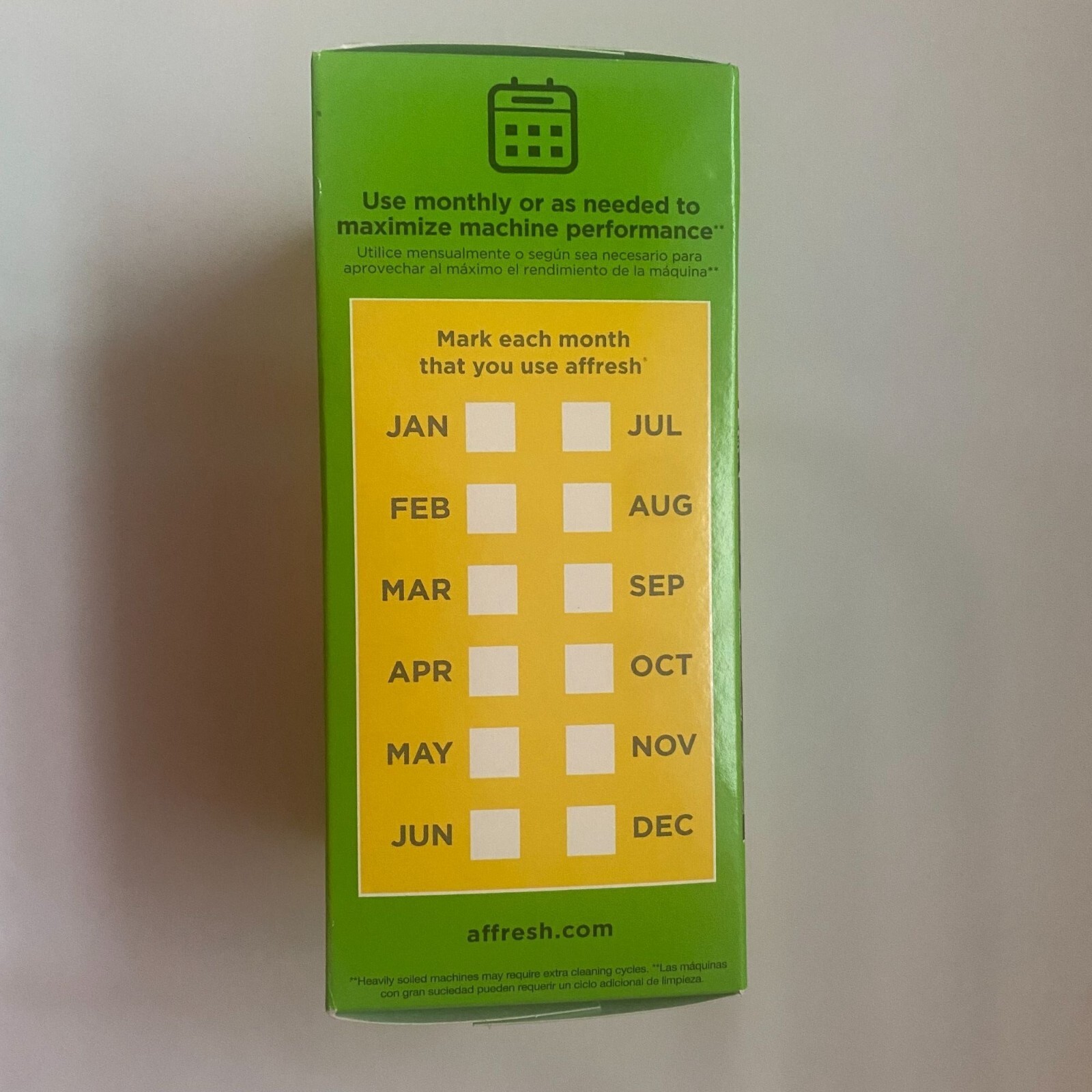 Affresh Dishwasher Cleaner Tablets Pack of 2 Dissolving Tablets Total 12 Tablets
