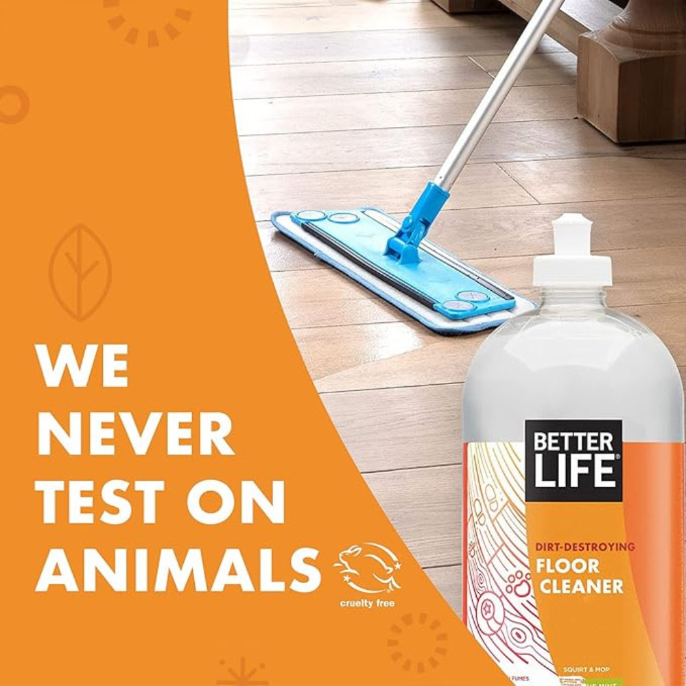 Better Life Natural Floor Cleaner, Citrus Mint, 32 Fl Oz (Pack of 2).
