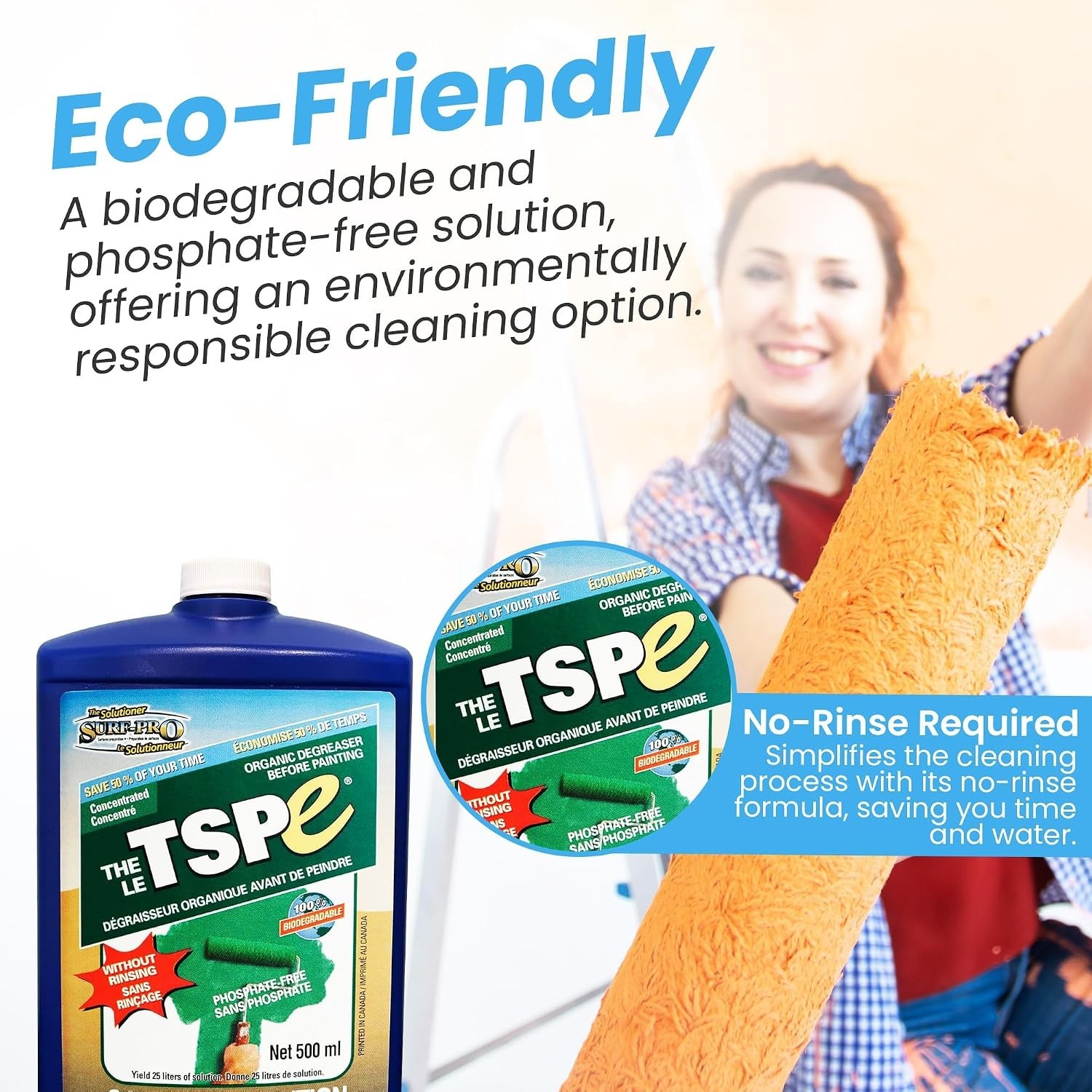 Phosphate-Free Cleaner, Biodegradable Solution