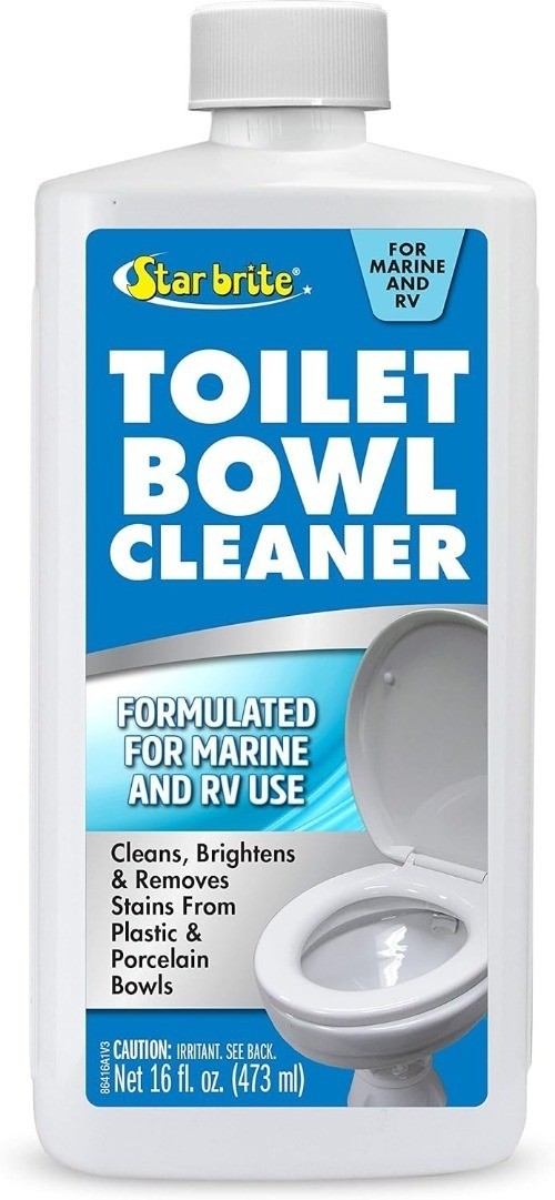 Toilet Bowl Cleaner – Formulated for Boat, RV & Portable Use – Removes Stains fr