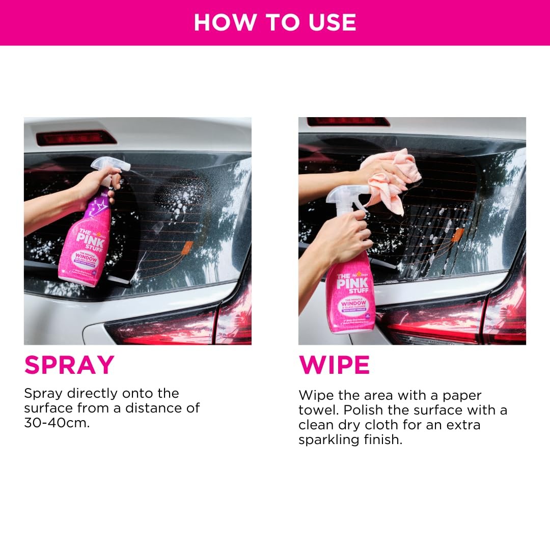 Stardrops Miracle Window and Glass Cleaner with Rose Vinegar Spray 750ml 20759
