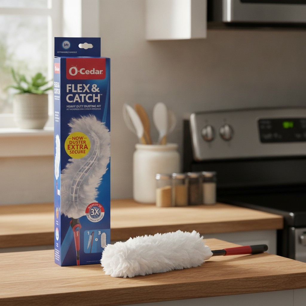 Heavy Duty Dusting Kit 3 Disposable Duster Refills Extendable 3 Ft Handle
