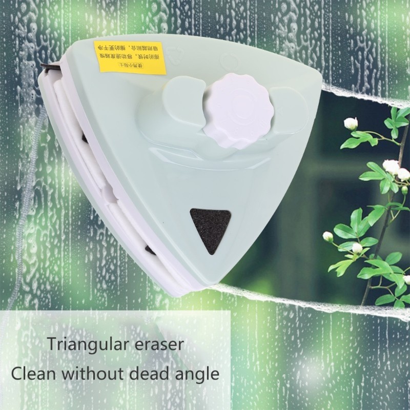 Window Cleaner Adjustable Glass Cleaning Brush for 5-30mm Double Side