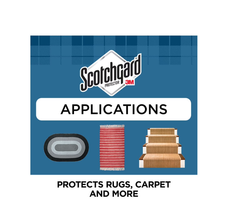 2 PACK Scotchgard Rug & Carpet Protector, Carpet & Rug Protector Blocks Stains