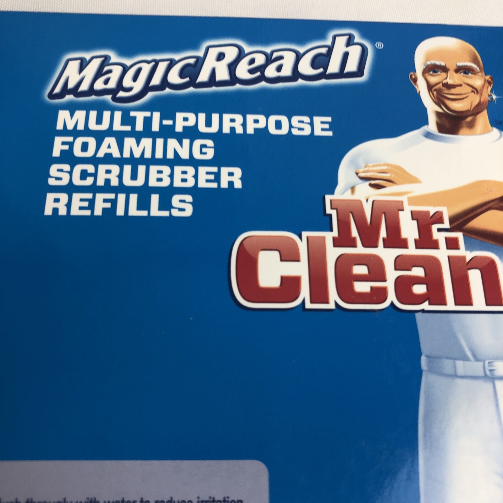 Mr. Clean Magic Reach Multi-Purpose Foaming Scrubber 8 Pack Refill NEW