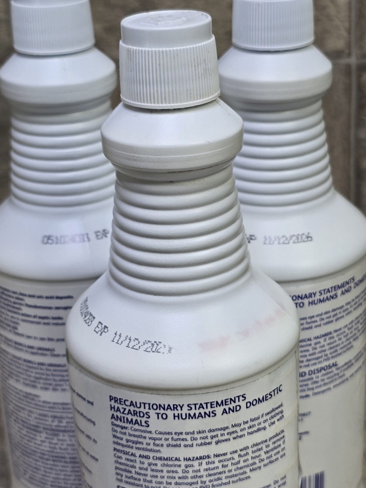 (3) Diversey Crew HEAVY DUTY Toilet Bowl Cleaner 32 oz. Ea. Exp 11/2026