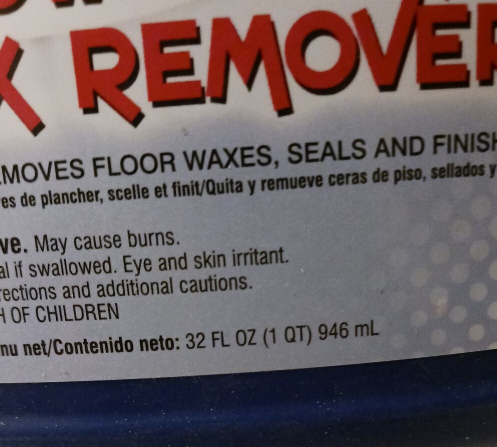 Nyco Products Low Odor Wax Remover 32 FL Oz