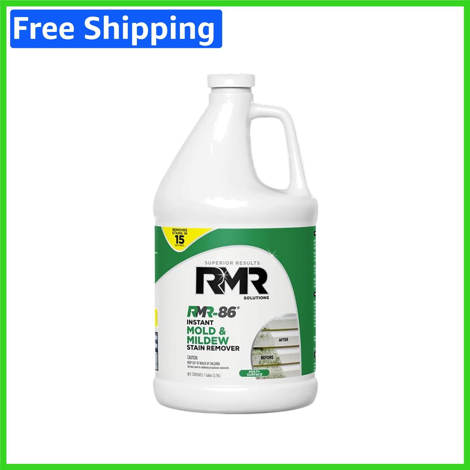 Professional RMR-86 Mold Spray – 1 Gallon Stain Remover for Multiple Surfaces