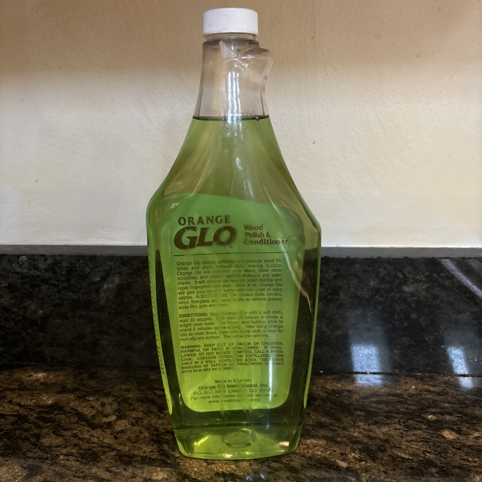 Spicy Apple GLO Wood Polish & Conditioner 32 Oz From The Makers Of Orange Glo