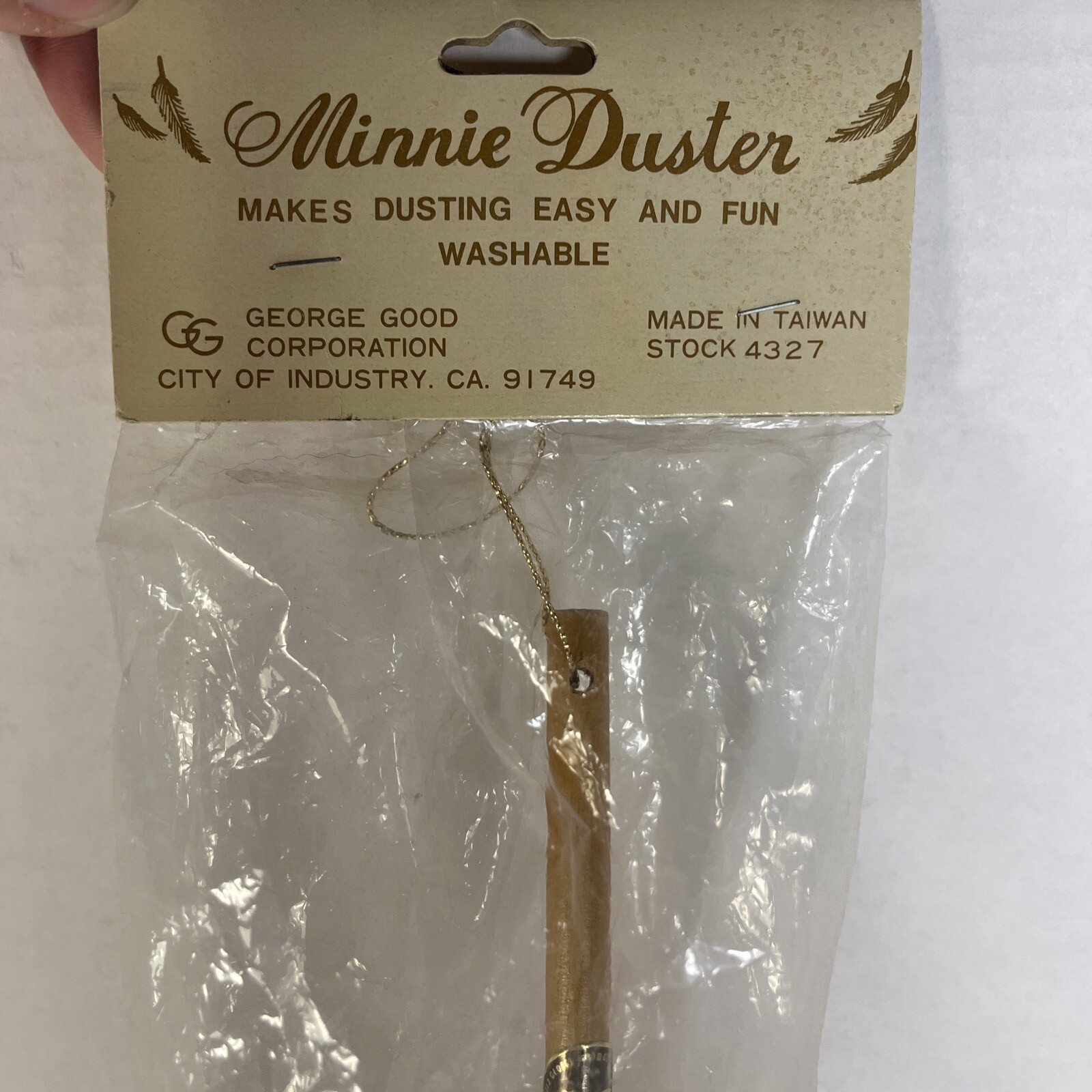 George Good Minnie Duster Cleaning Dusting Tool Vtg