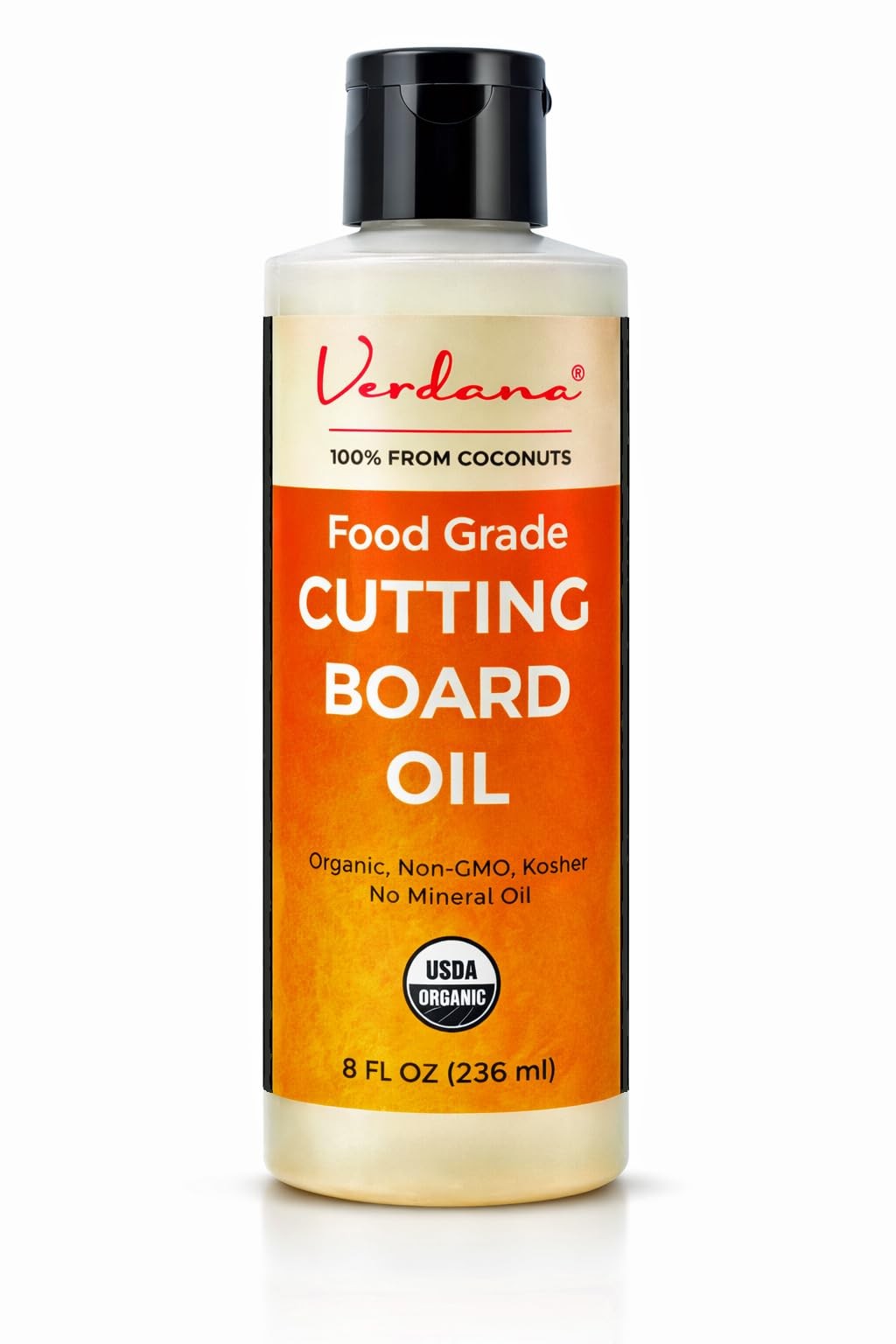 Food Grade Cutting Board Oil Organic Coconut-Derived Mineral Alternative 8 fl