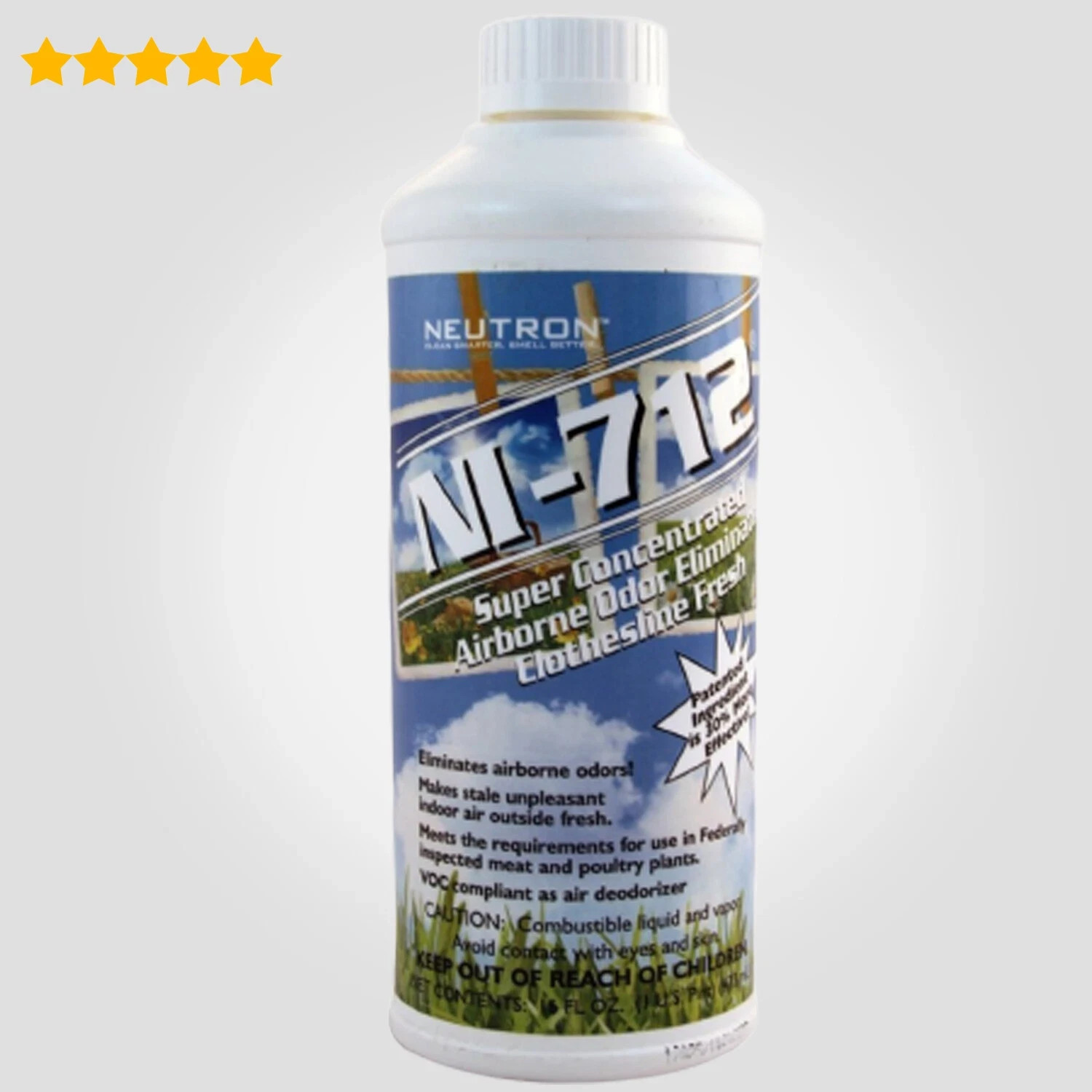 Ni-712 Odor Eliminator, Clothesline Fresh, 1 Pint