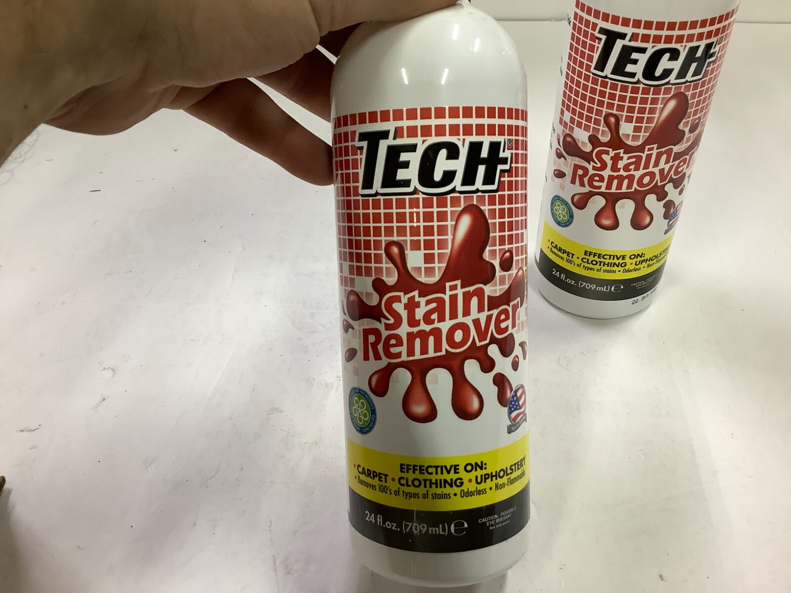2X TECH Stain Remover 24 oz Spray Bottle For Carpet Clothes Upholster