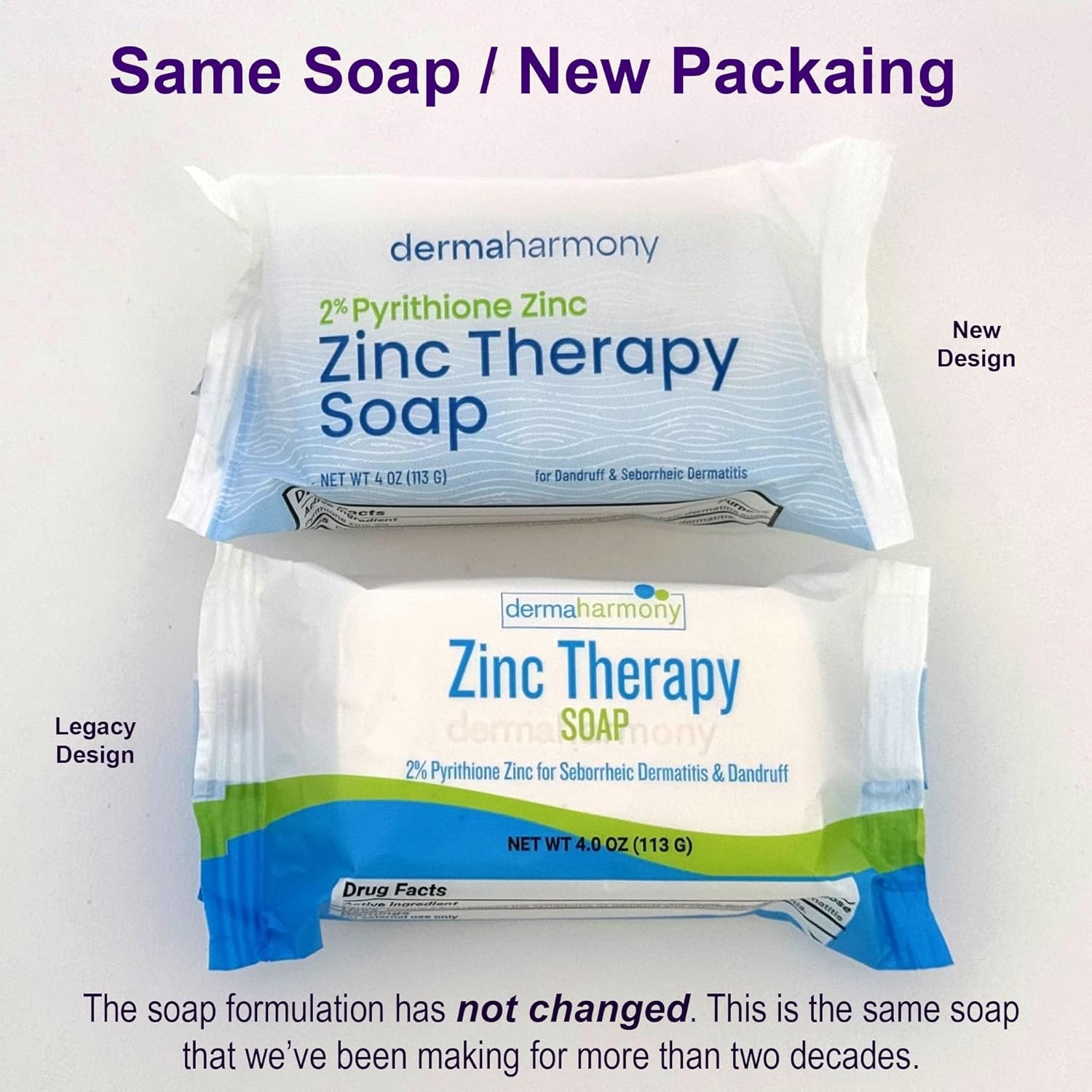 2% Pyrithione Zinc (ZnP) Bar Soap 4 oz – Crafted for Those with Skin Conditions