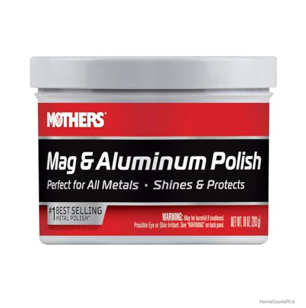 Metal Polish 10 Ounce Aluminum Stainless Steel Brass Chrome for Wheels Trim