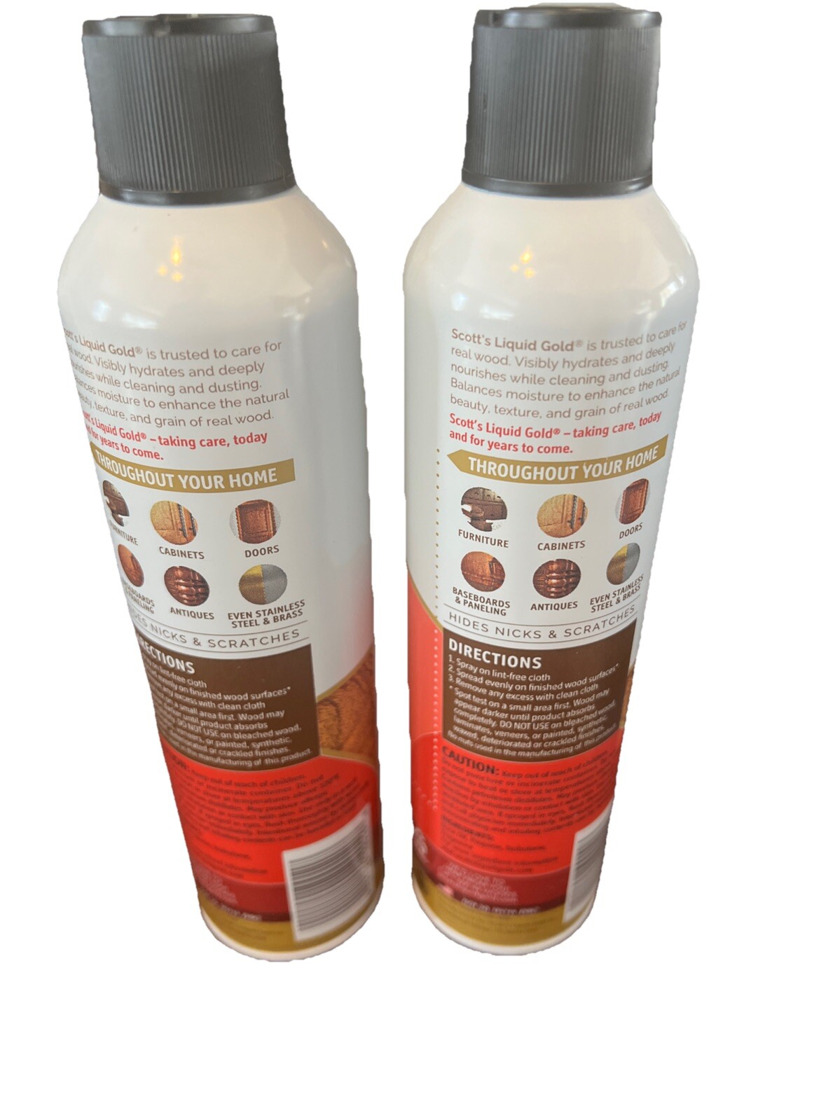 Scott’s Liquid Gold Wood Polish – Wood Care 10oz Lot Of 2