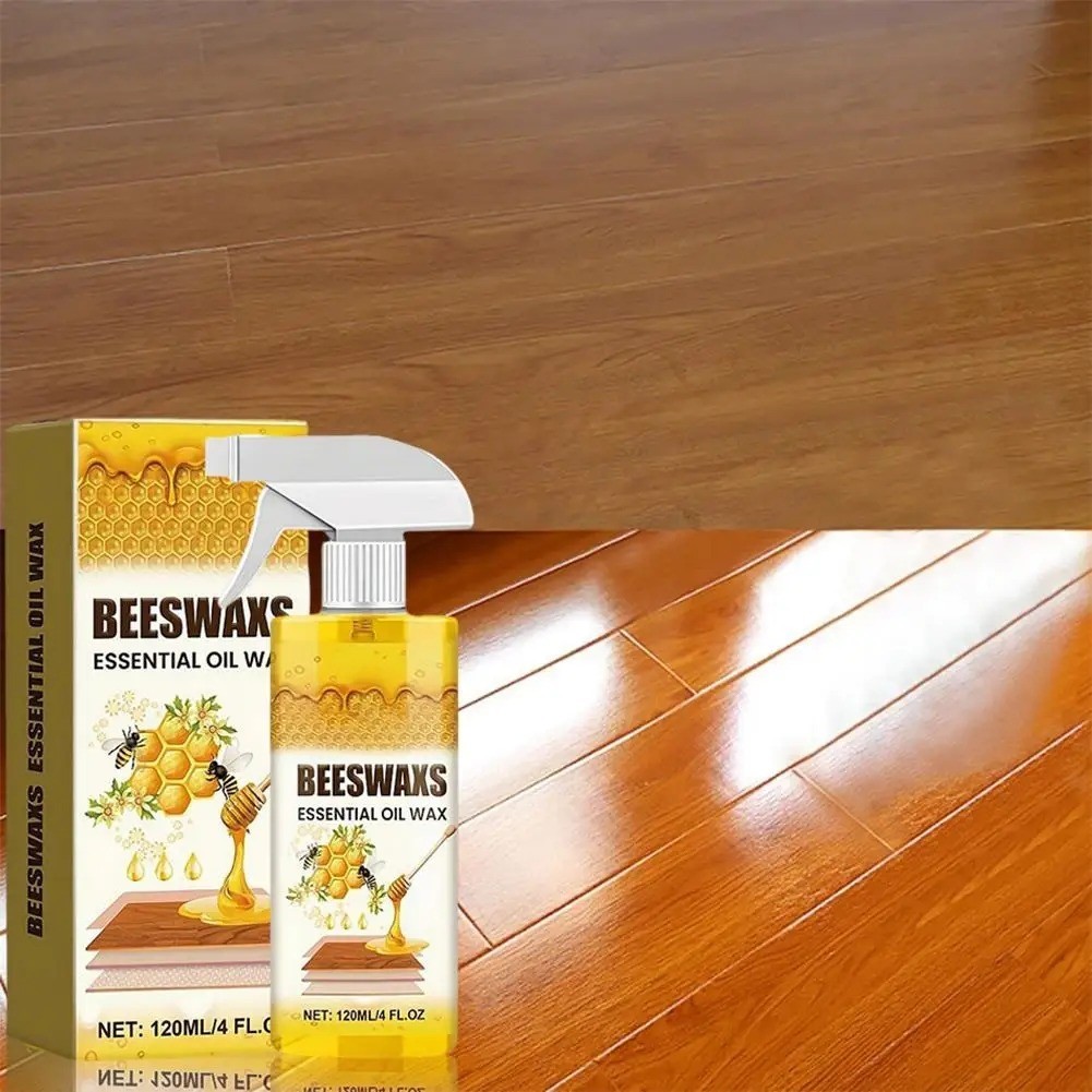 Beeswax Spray Essential Oil Wax,Multi-Purpose Furniture Polish,Wood Care Spray