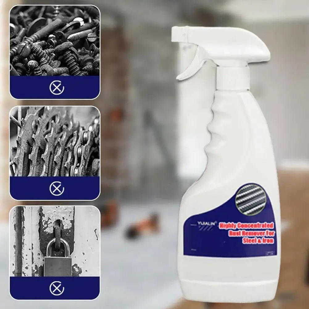 120ML Heavy Duty Rust Removal for Metal,Multipurpose Rust Remover Spray