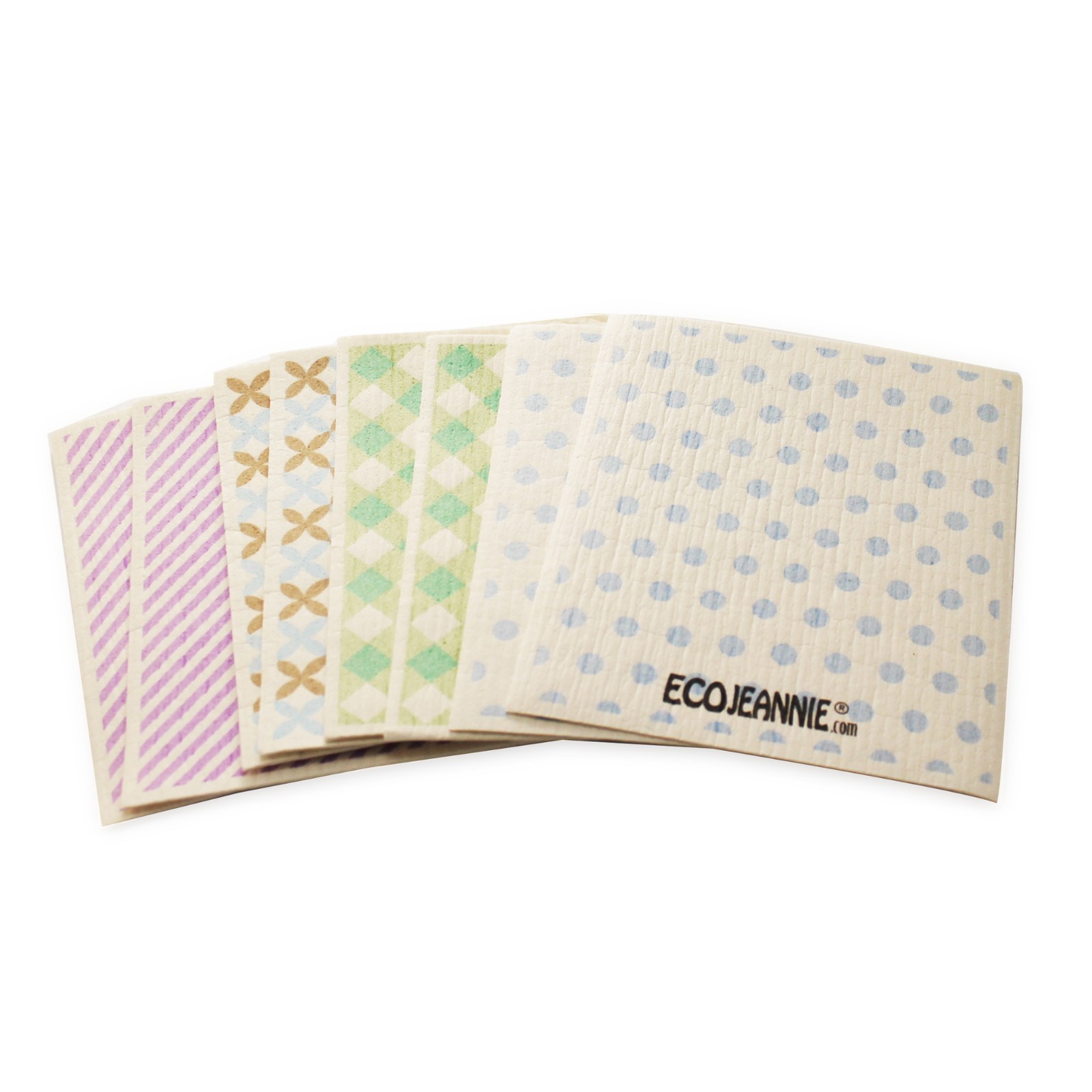 New EcoJeannie Eco-Friendly Cleaning Cloth 100% Biodegradable Cellulose Sponge