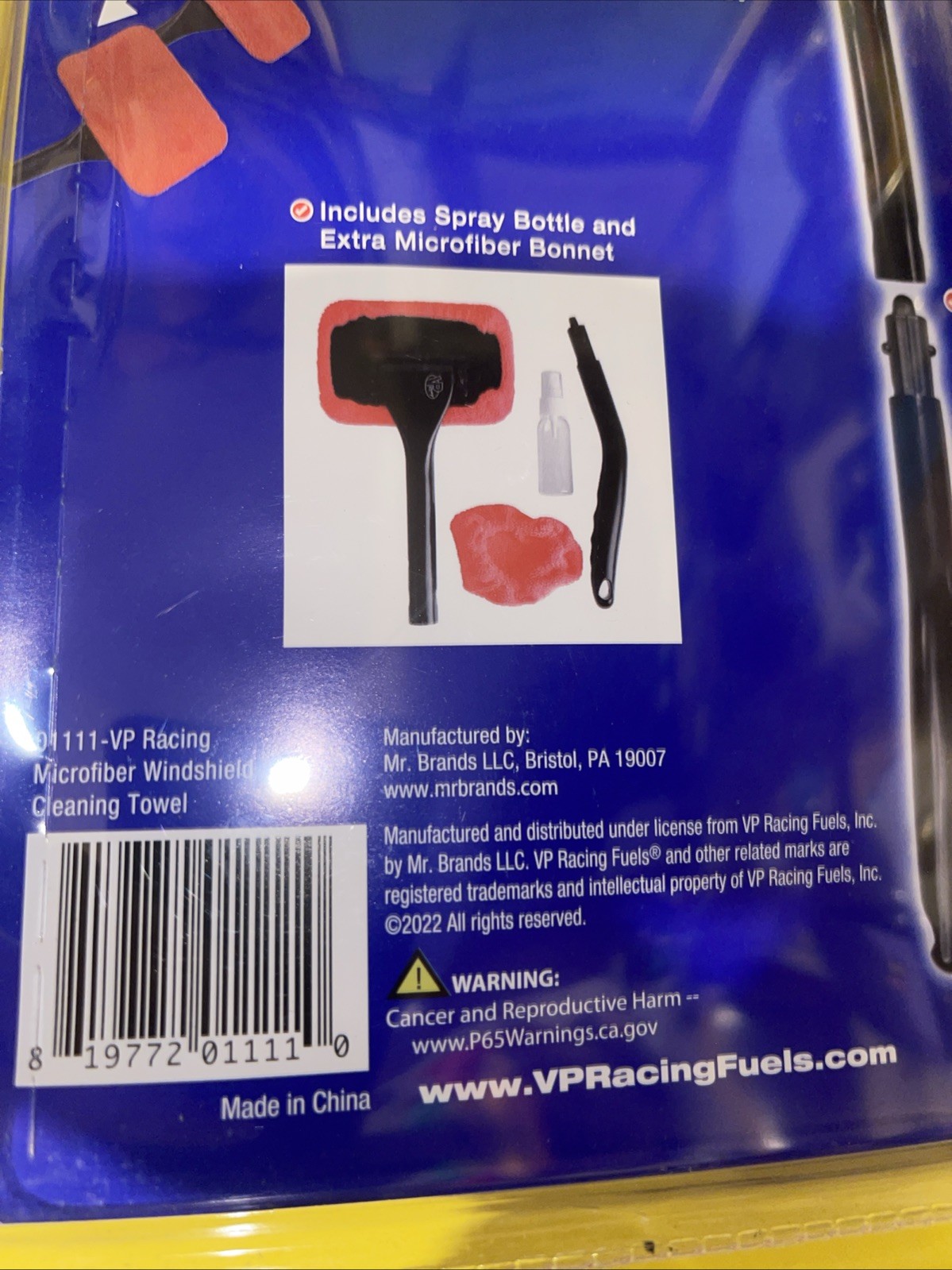 VP Racing Microfiber Car Windshield Cleaning Towel Kit NIB With Spray Bottle