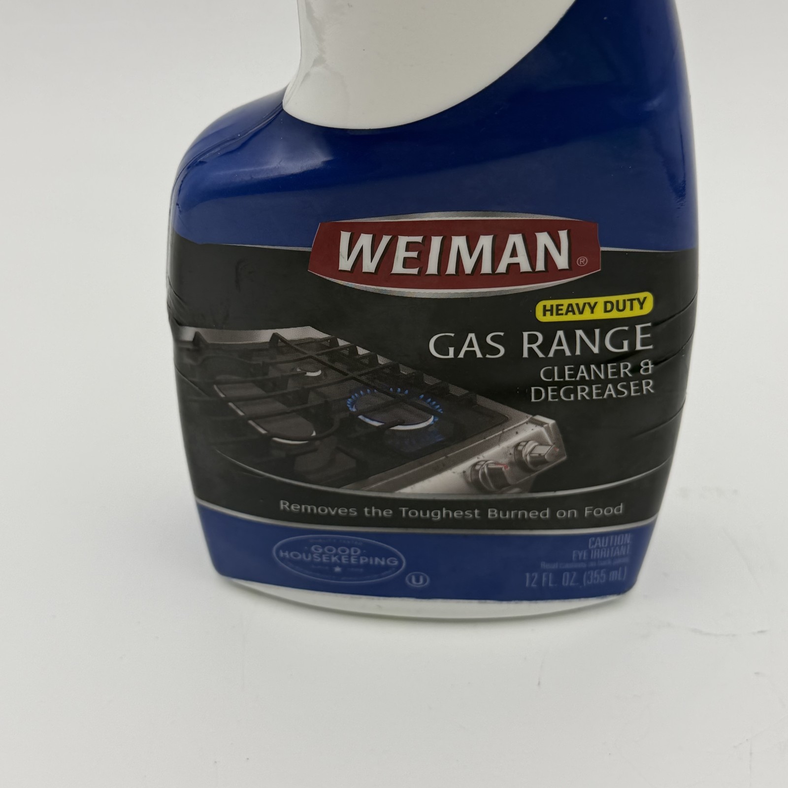 Weiman Heavy Duty Gas Range Cleaner & Degreaser Spray 12 fl oz Cuts Through
