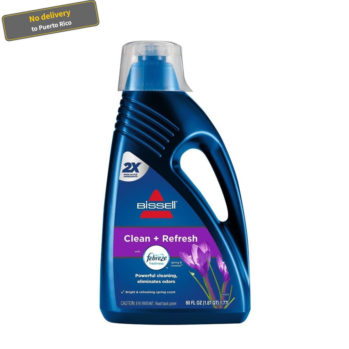2X Deep Clean + Refresh 60 fl oz. Upright Carpet Cleaner Formula -1052:Non-Toxic