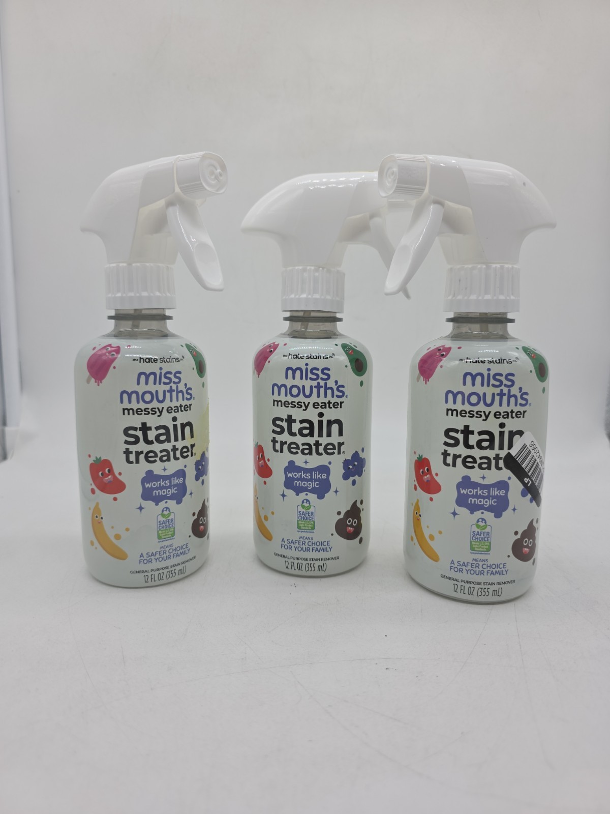 3 Miss Mouths Messy Eater Stain Treater Spray 12oz Baby Kids Laundry Remove
