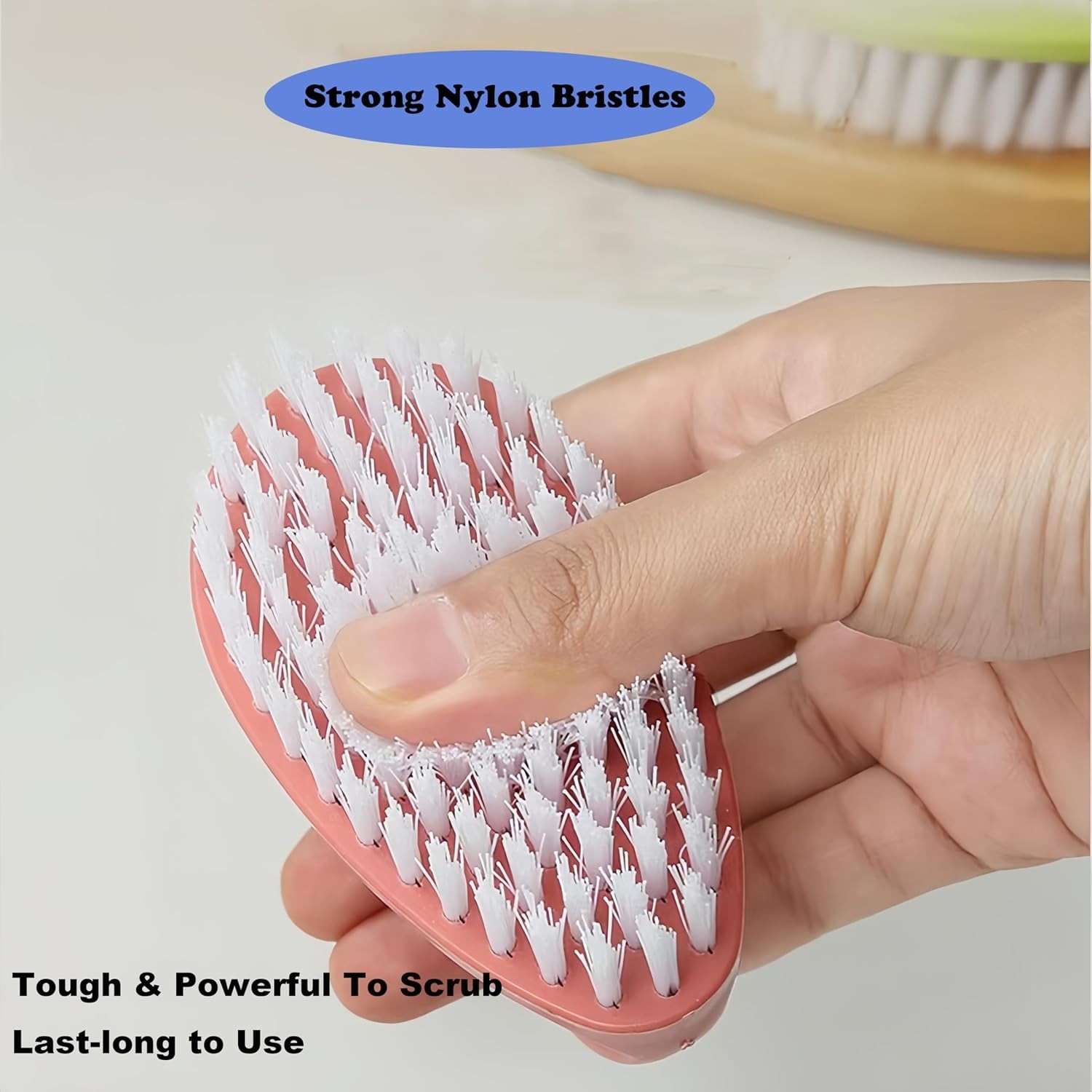 Ergonomic Scrubber Brushes in Pink & Purple – Perfect for Multi-Purpose Cleaning