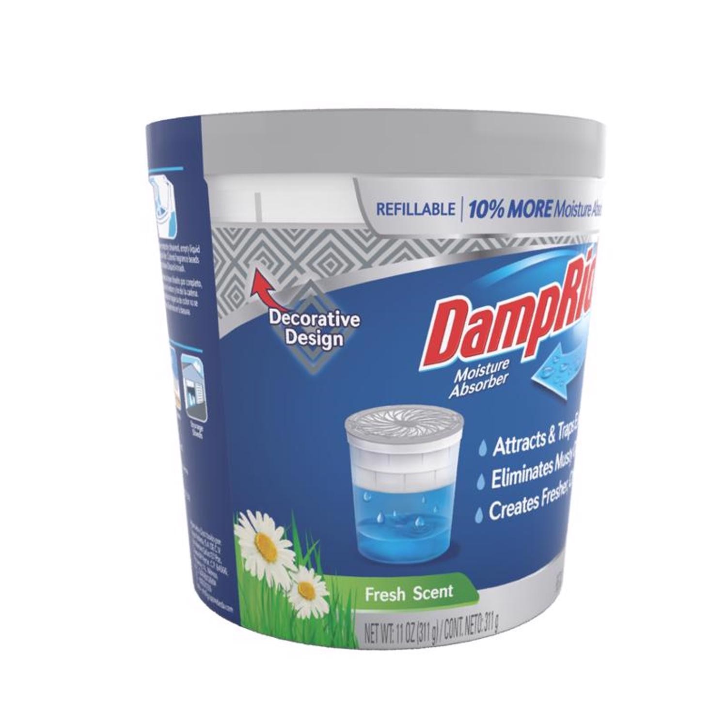 DampRid Moisture Absorber Fresh Scent 11 oz (Pack of 4)