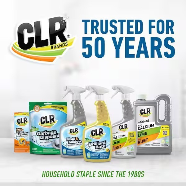 CLR 28 fl. oz. Calcium Lime Rust Remover Concentrated Multi-Purpose, Scent Free