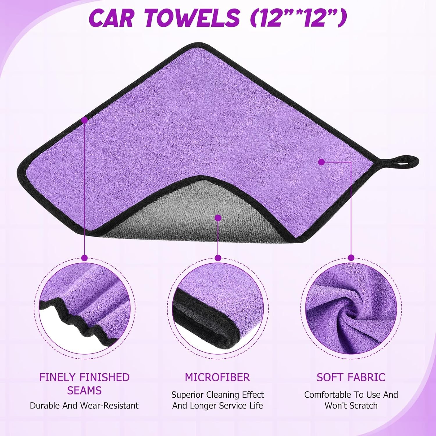 16 Pcs Windshield Cleaner Tool, Car Cleaning Kit with Various Detailing Brushes