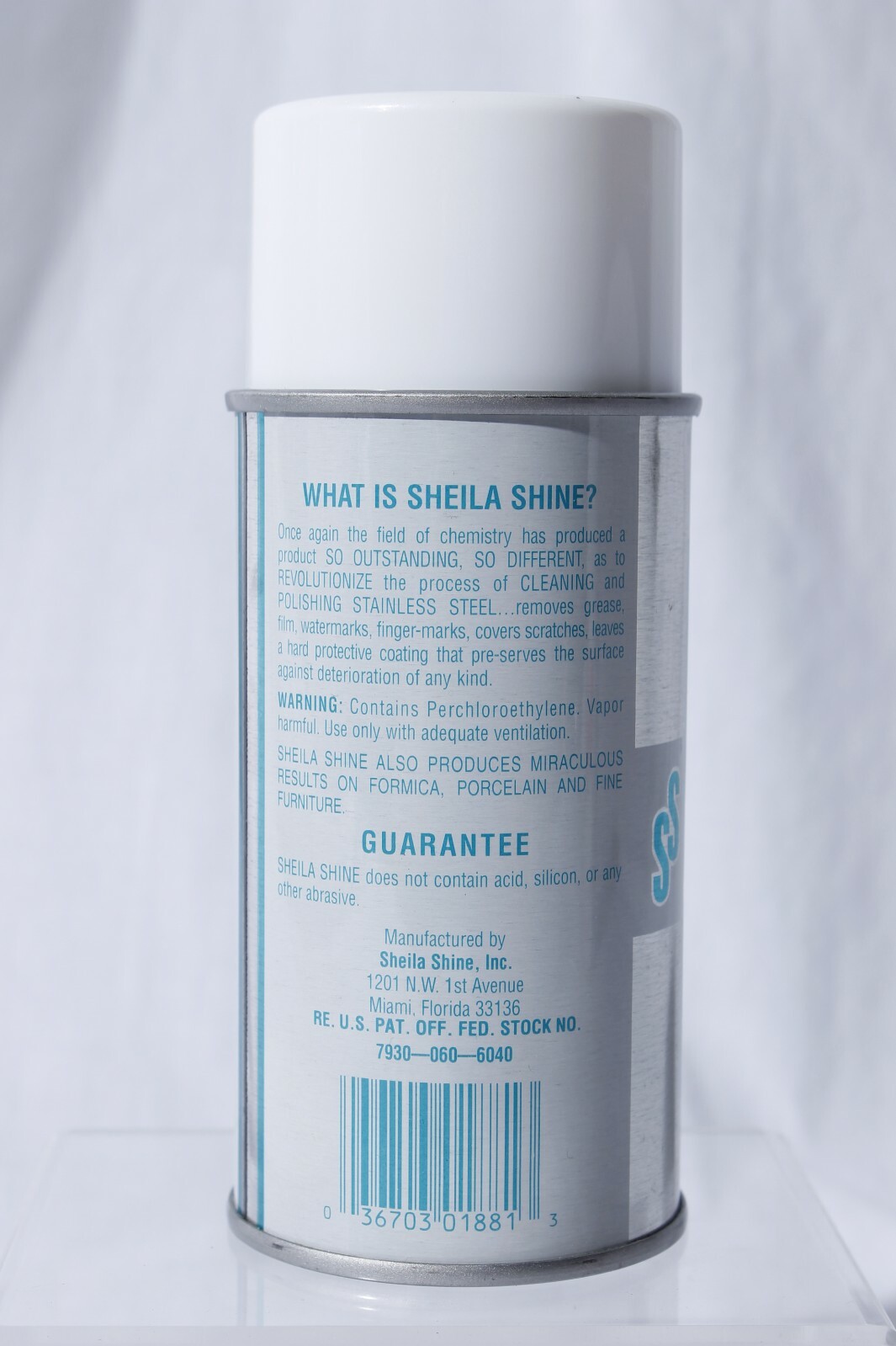 Sheila Shine Stainless Steel Cleaner & Polish Aerosol Spray 10oz