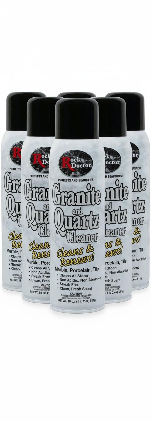 Rock Doctor Granite & Quartz Cleaner Spray 18 oz. Can, Cleans Tile, Marble,