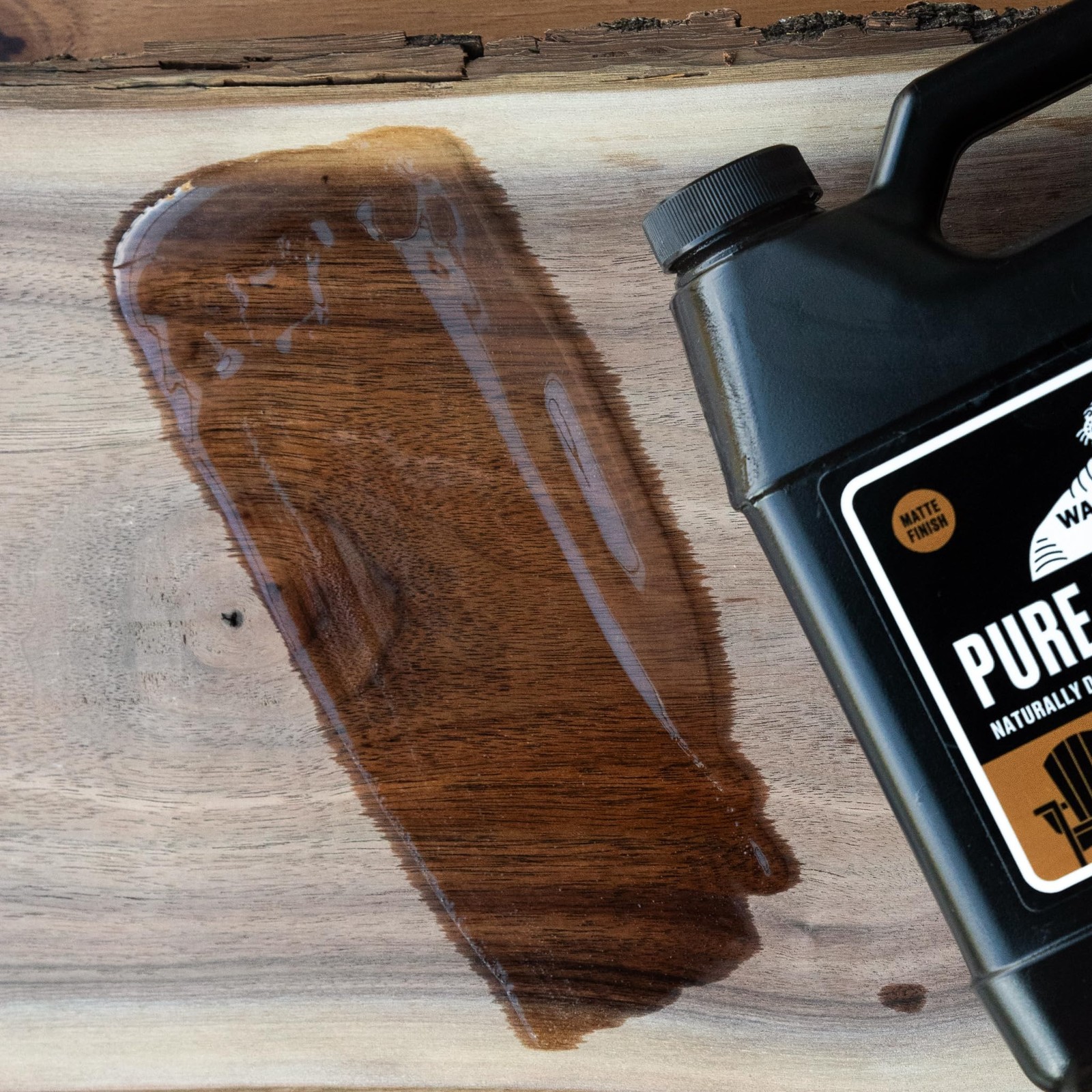 100% Pure Tung Oil, Wood Finish Any Woodworking Project Natural, Vegan 32oz Jug