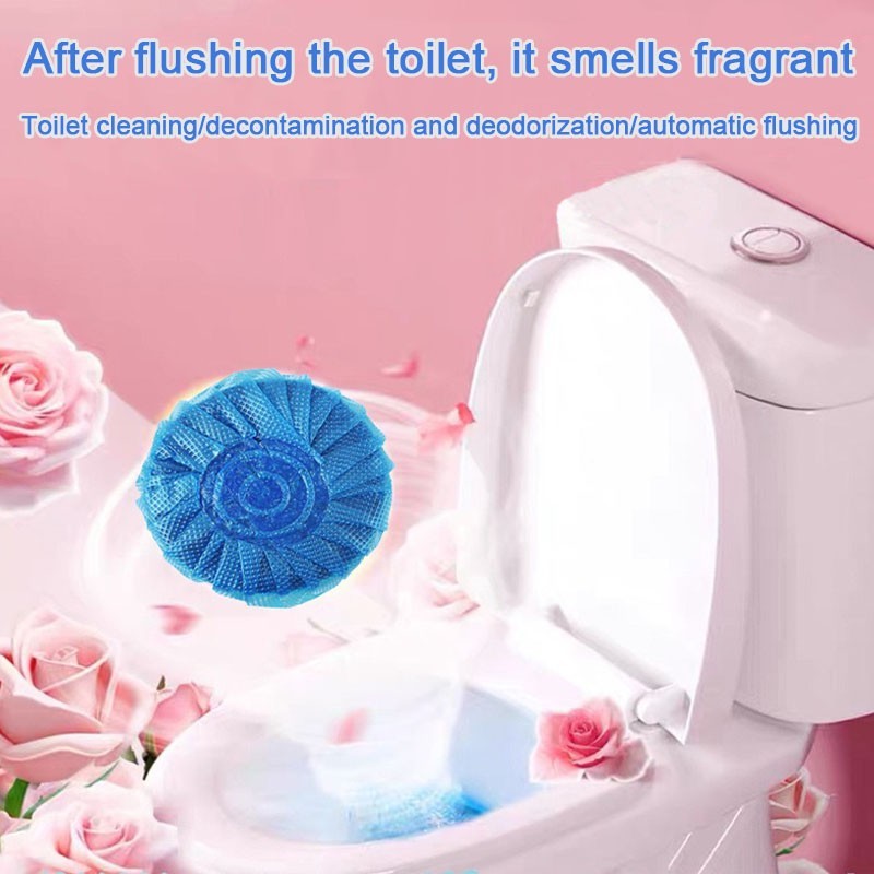 Toilet Cleaning Tablets – Deep Stain Removal&Long-Lasting Freshness,Ocean Fresh