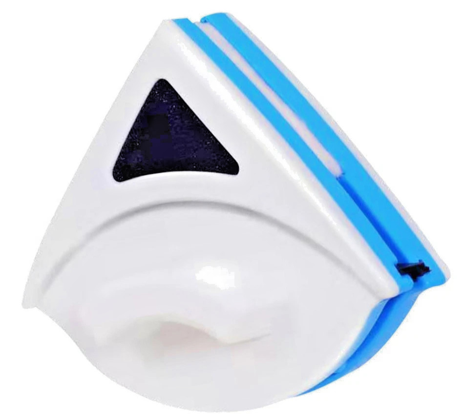 Magnetic Window Cleaner Blue Shape Single Sided Magnetic Glass