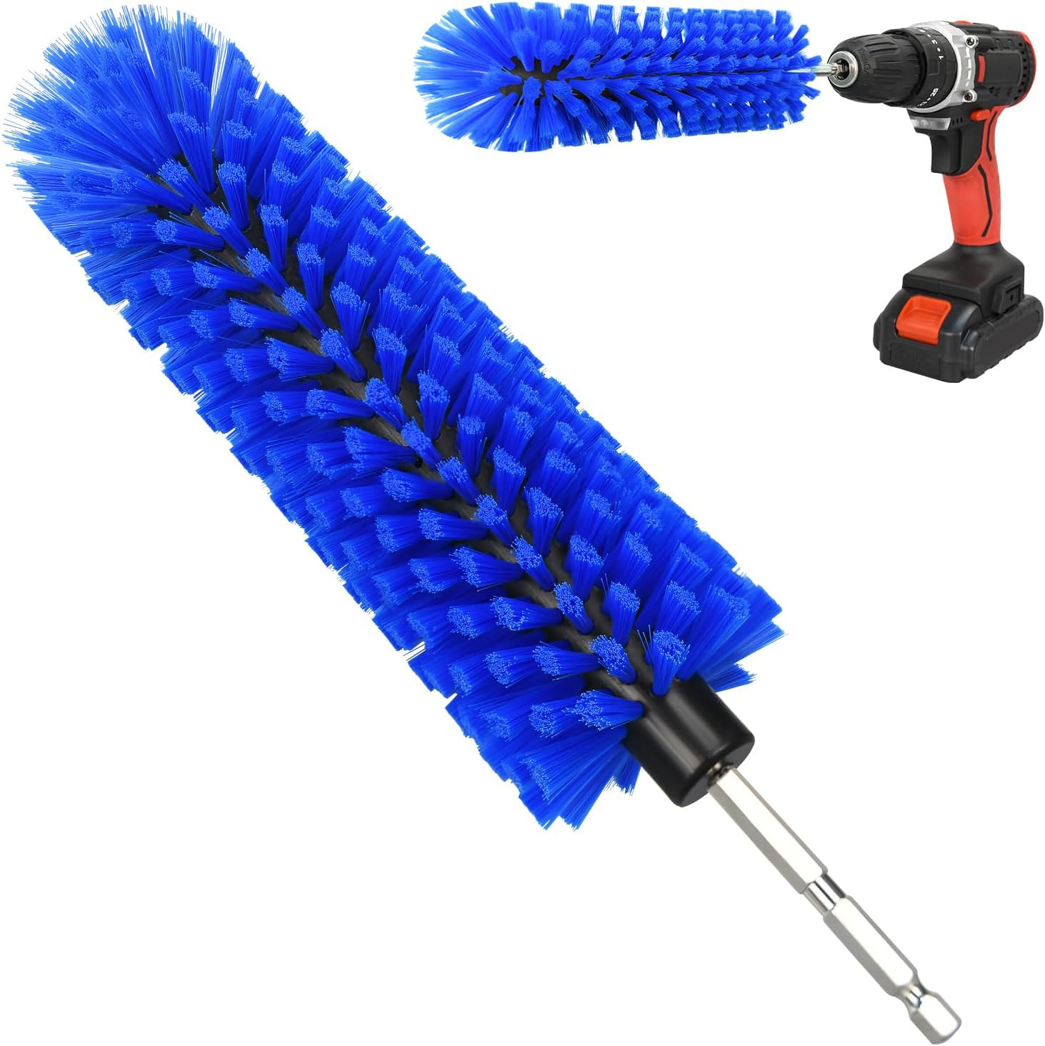 Drill Brush for Car Wheel and Bottle, Highly Dense and Durable Car Cleaning Brus