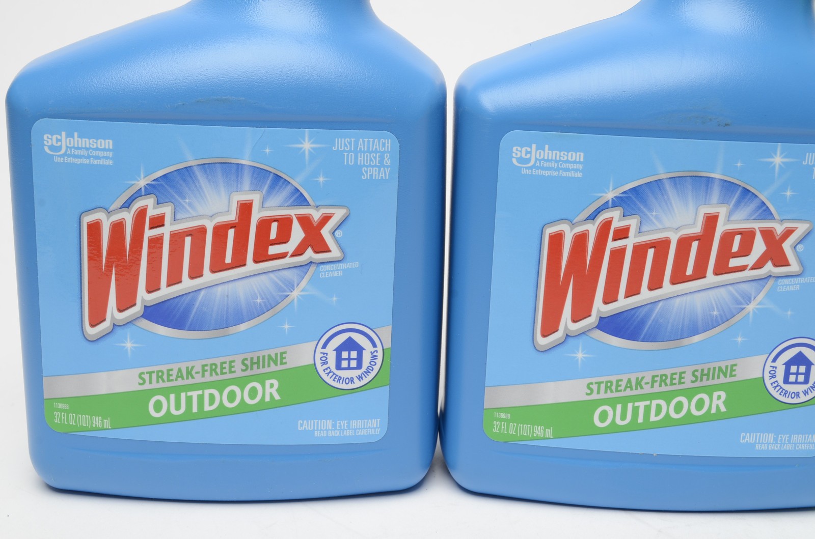 Windex Outdoor Glass & Patio Cleaner 32 oz Hose Spray Bottles Set of 3 New