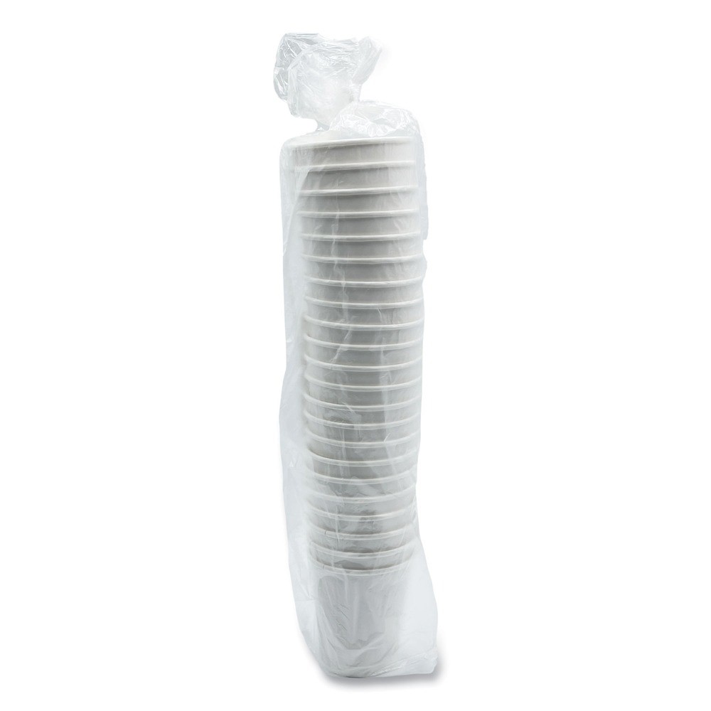 Boardwalk DW10HCUPPK 10 oz Double-Walled Paper Hot Cups – White (25/PK) New
