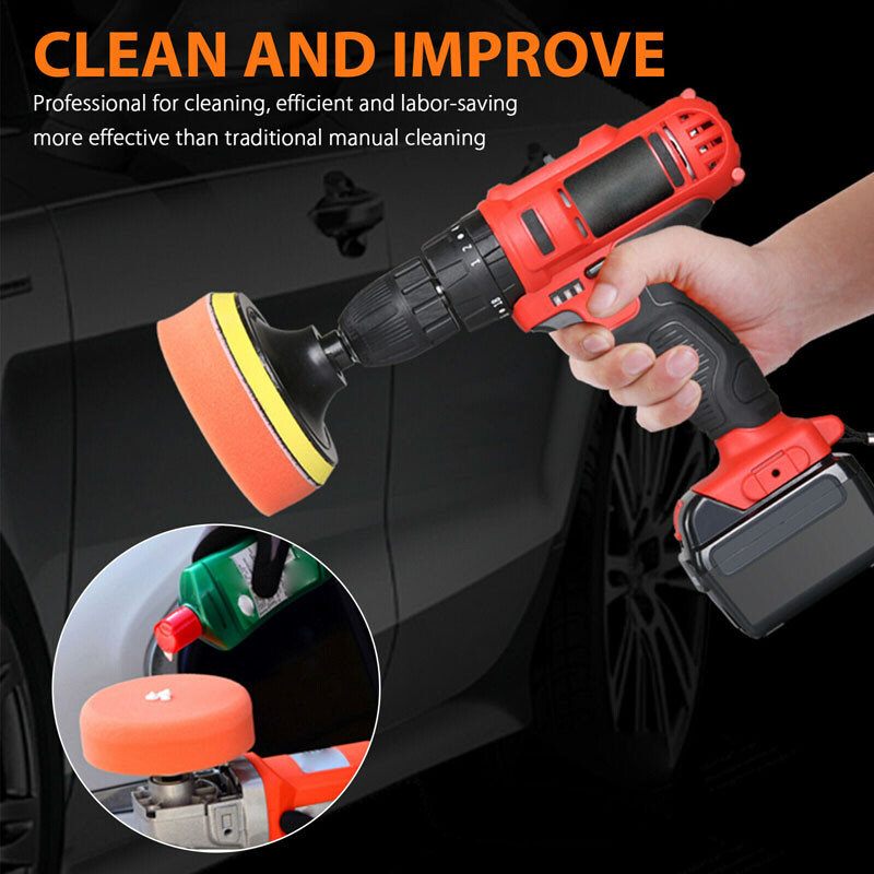 Drill Detailing Brush Power Scrubber Tile Grout Cleaning Polishing n Scrubbing