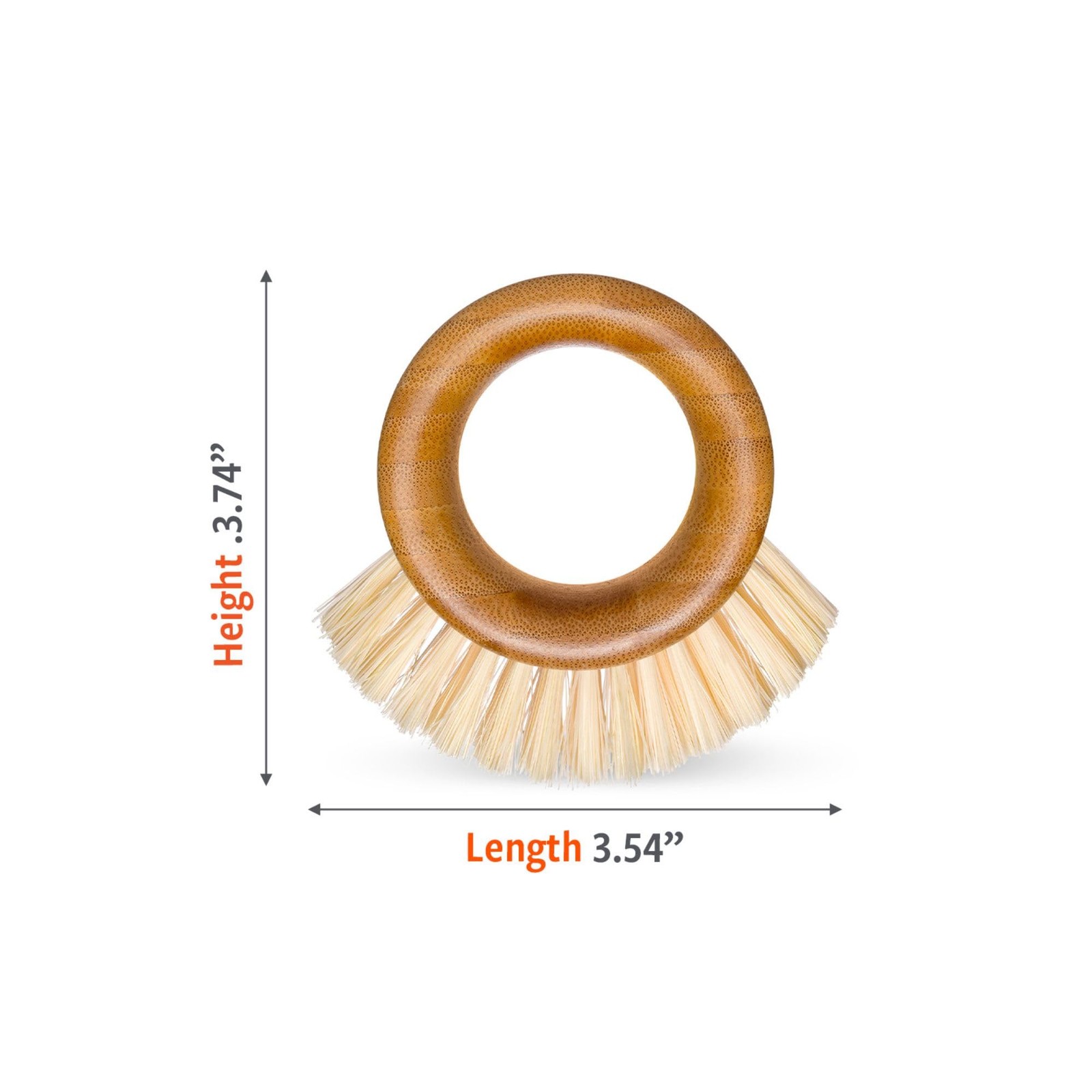 Full Circle The Ring – Bamboo Vegetable and Fruit Small (Pack of 1), Brown