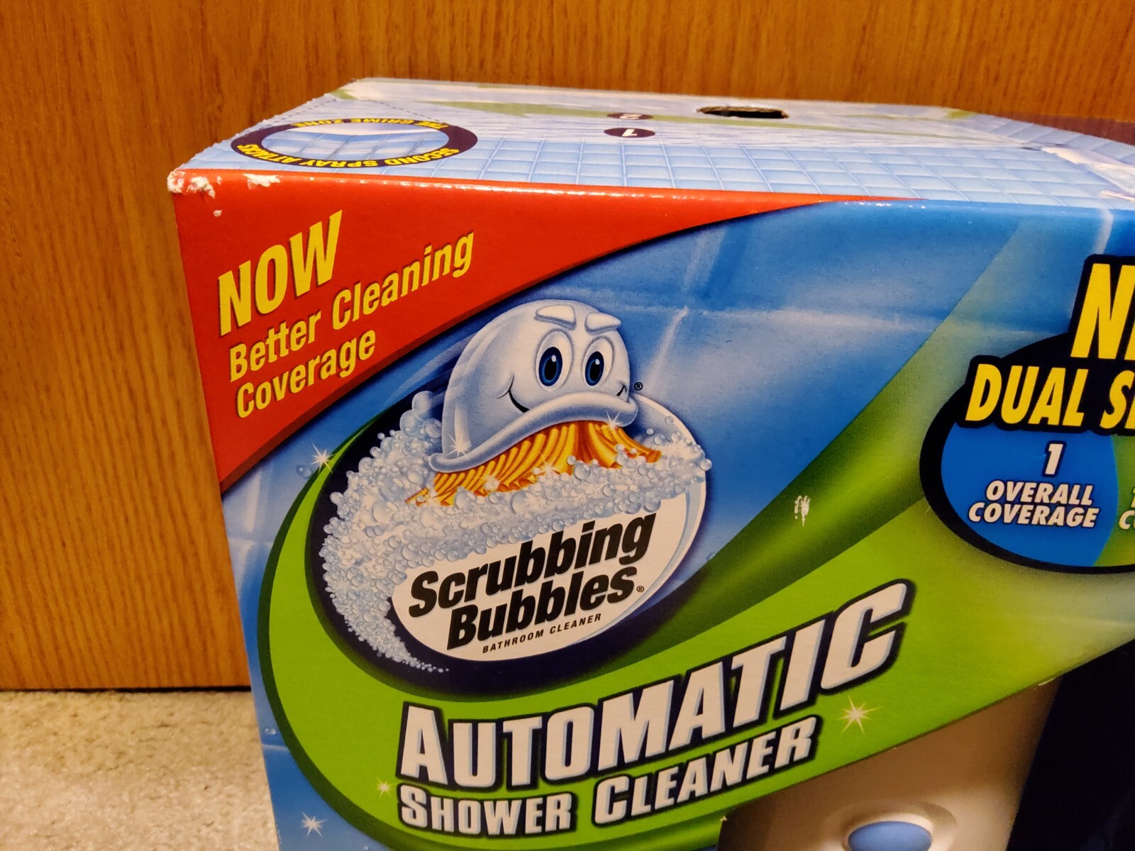 Scrubbing Bubbles Dual Sprayer Automatic Shower Cleaner w/ 2 Bottles New Sealed