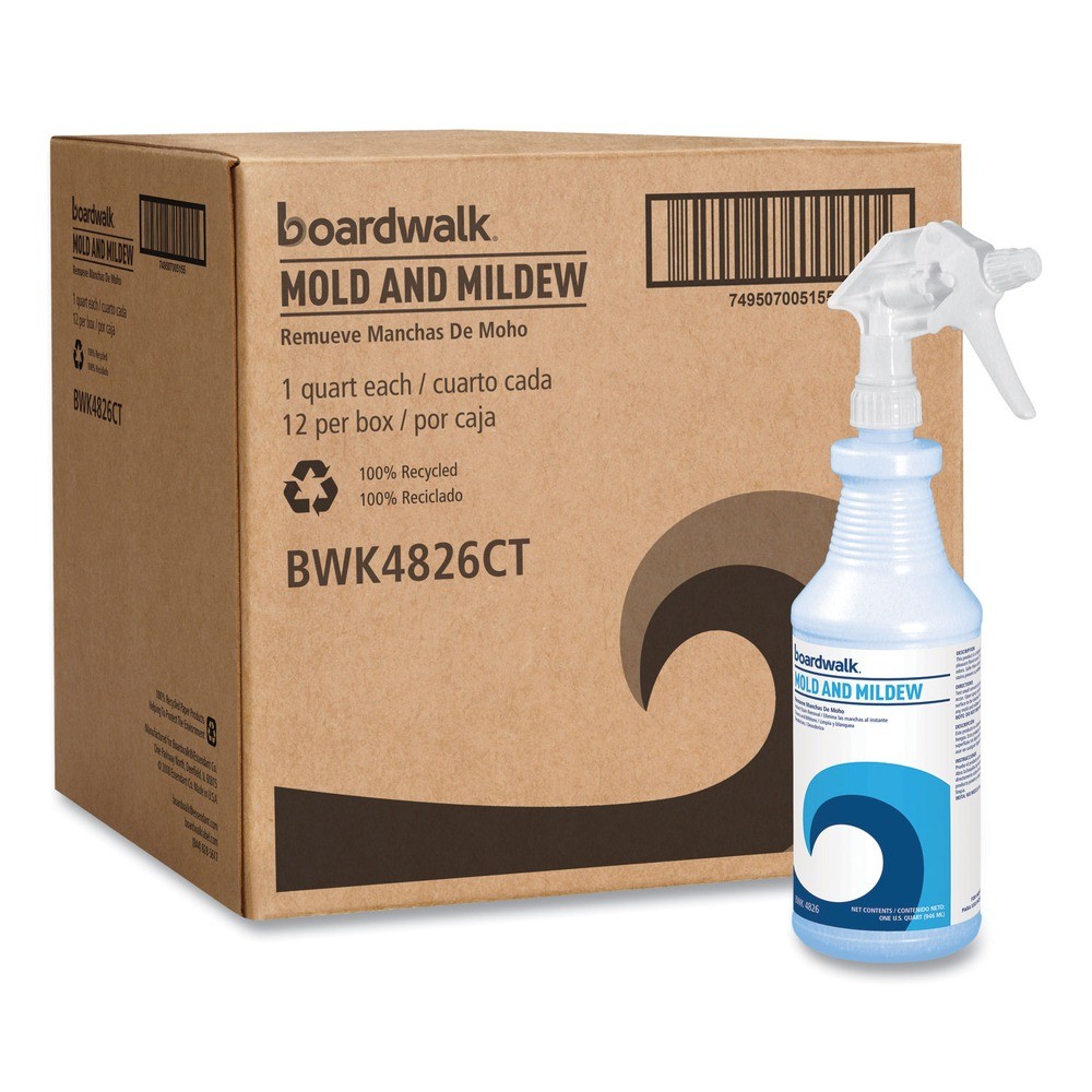 Boardwalk 4826 32 oz. Bottle Mold and Mildew – Floral Scent (12/Carton) New