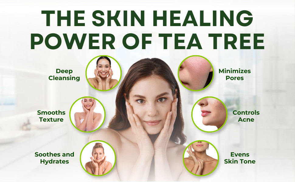 Tea Tree Soap – Natural Defense Tea Tree Oil Wash Bar for Face & Body – Remedy
