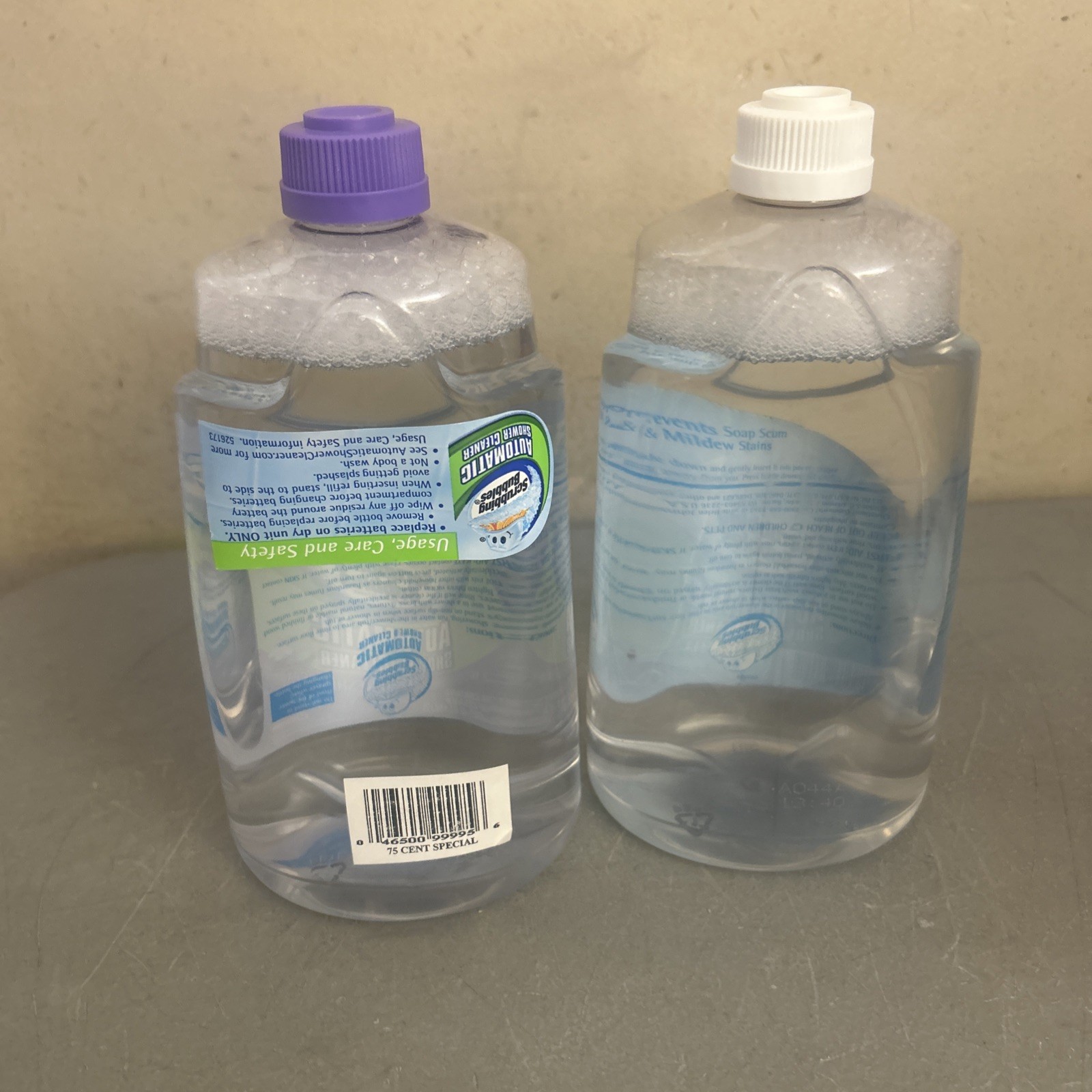 (2) Scrubbing Bubbles Automatic Shower Cleaner Refills 34 oz Each