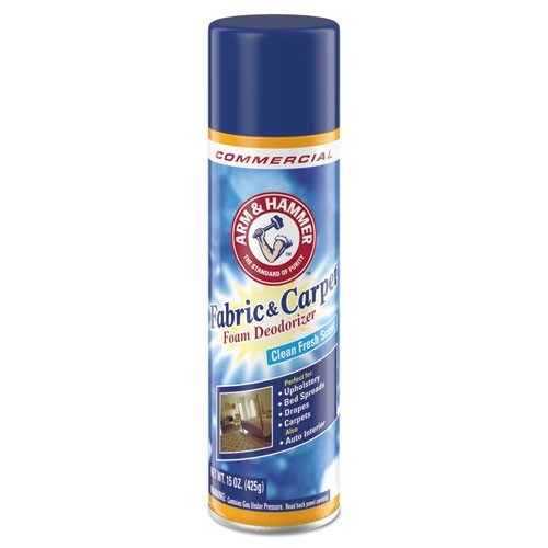 Arm & Hammer Fabric & Carpet Foam Deodorizer, Fresh, 15oz, 8/CT