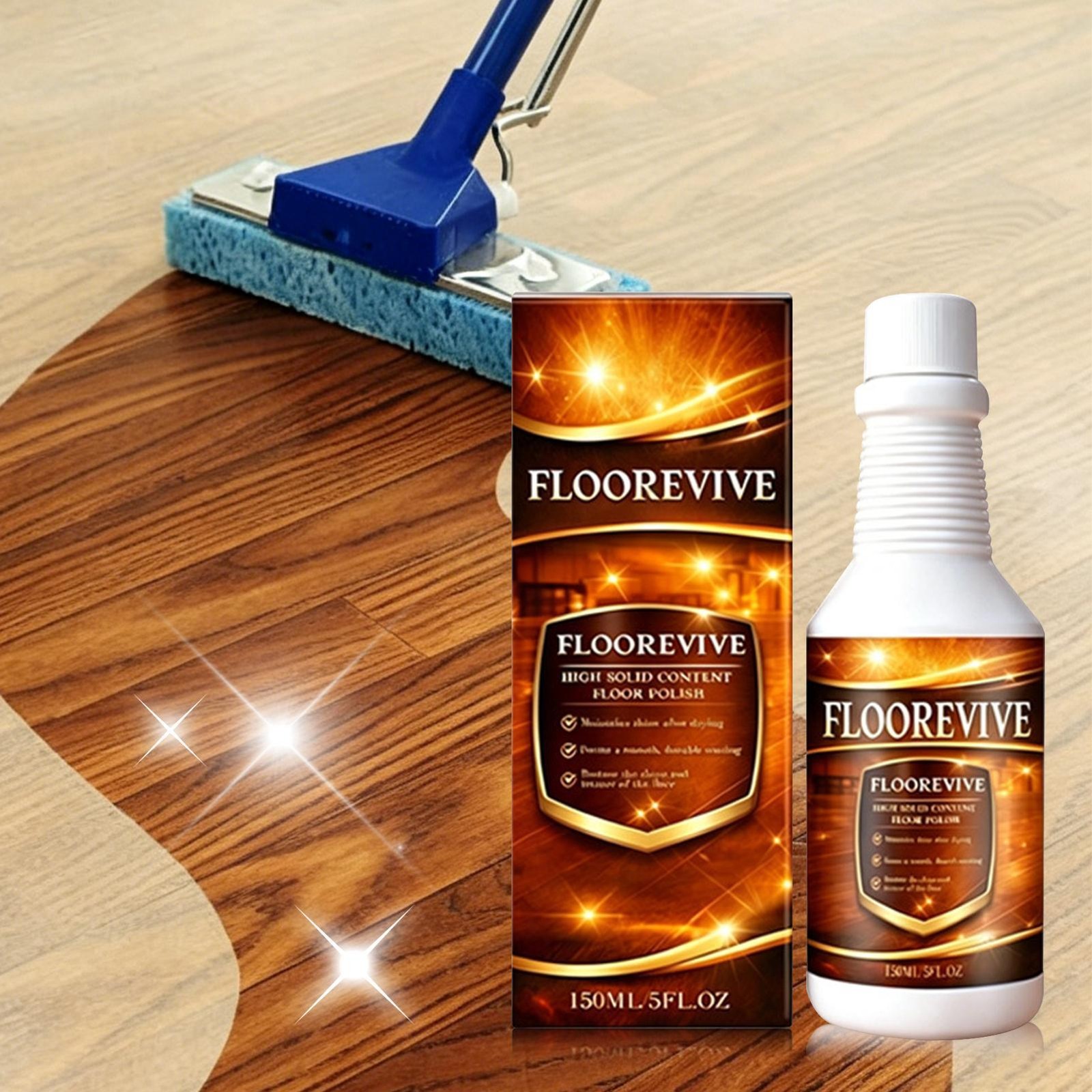 Floorevive Floor Restorer Floor Restorer/Polish -Revitalize And Shine Wood 150ml