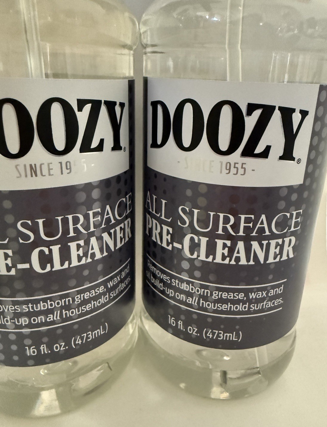 DOOZY 🇺🇸 ALL-SURFACE PRE CLEANER POLISH 2-16fl.oz Spray Bottles